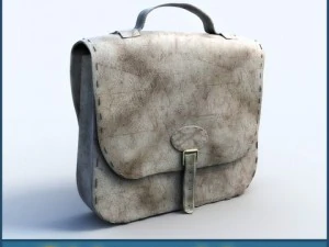 vecchia borsa da lavoro Modello 3D
