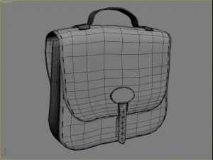 vecchia borsa da lavoro Modello 3D