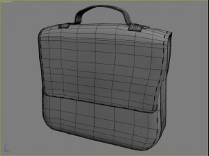 vecchia borsa da lavoro Modello 3D