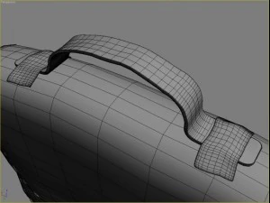 vecchia borsa da lavoro Modello 3D