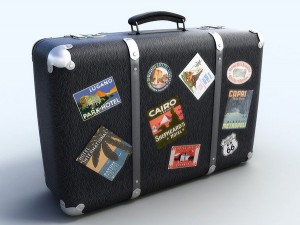 old suitcases set 3Dモデル
