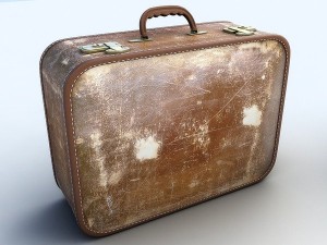 old suitcases set 3Dモデル