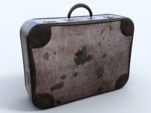 old suitcases set 3Dモデル