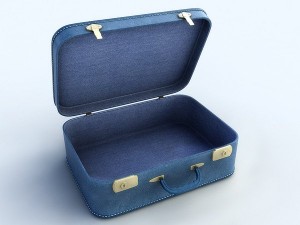 old suitcases set 3Dモデル