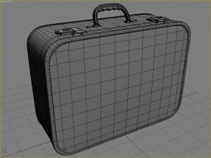 old suitcases set 3Dモデル