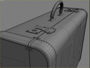 old suitcases set 3Dモデル