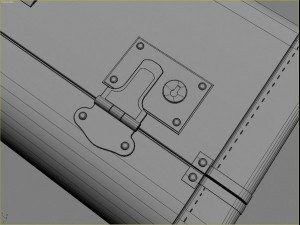 old suitcases set 3Dモデル