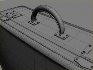 old suitcases set 3Dモデル