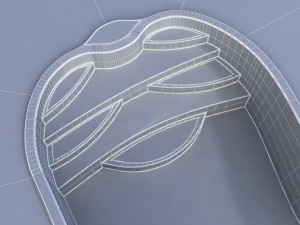 garden pool 3D Model