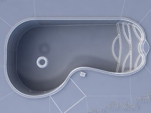 garden pool 3D Model