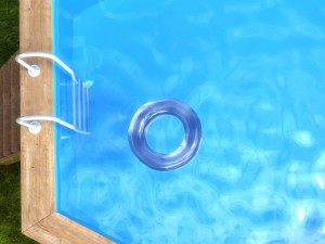 home wooden water pool Modelo 3D