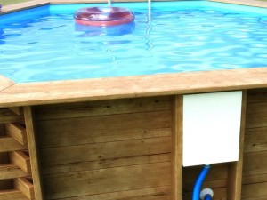 home wooden water pool Modelo 3D