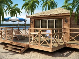 small beach house 3D Model
