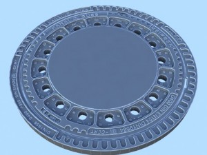 manhole 3D मॉडल