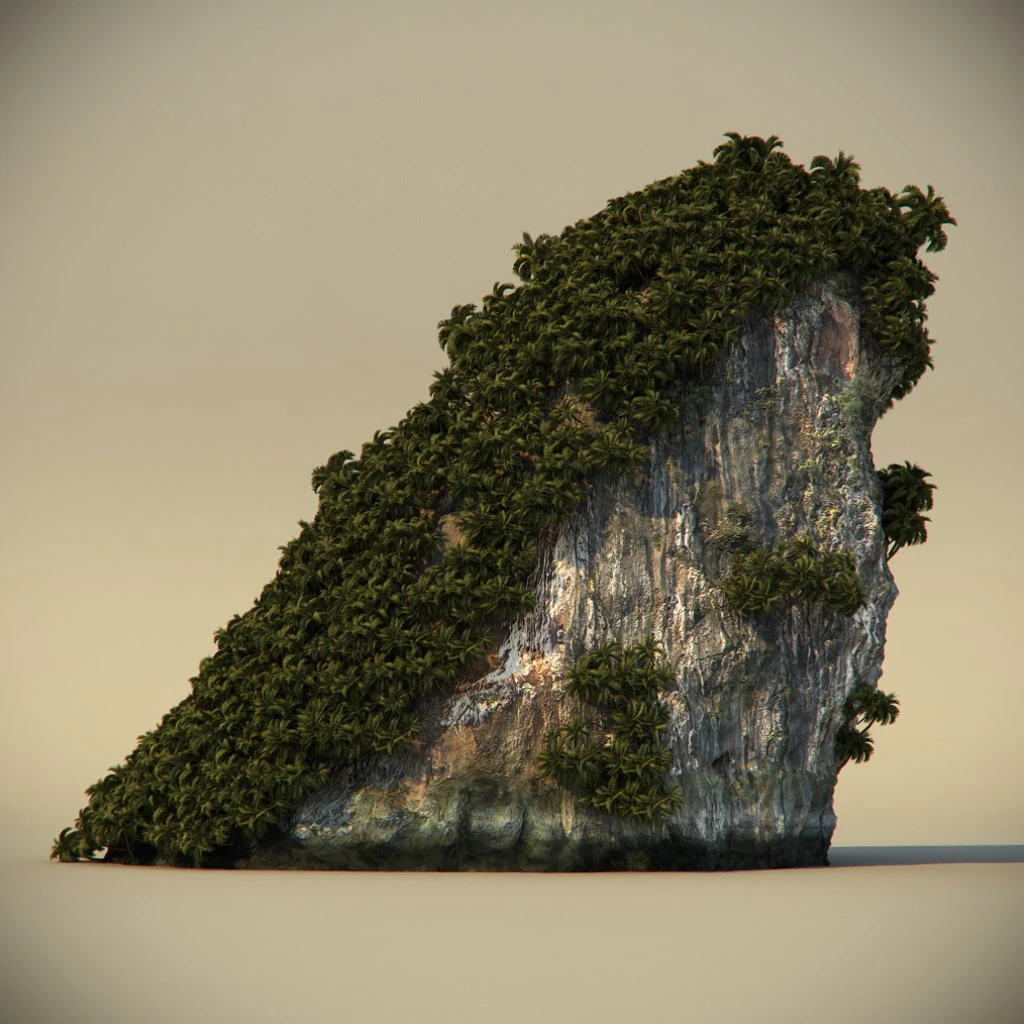 rock 3D Model .c4d .max .obj .3ds .fbx .stl .blend