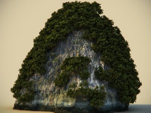 rock 3D 模型