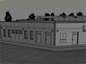 omv gas station day - night 3D Model