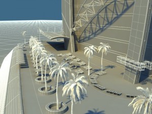 burj al arab jumeirah in dubai Model 3D