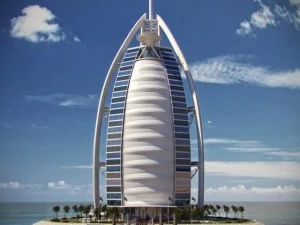 burj al arab jumeirah in dubai 3D Model