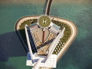 burj al arab jumeirah in dubai 3D Model