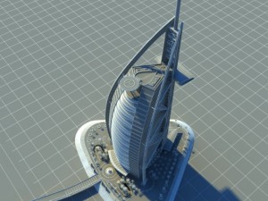 burj al arab jumeirah in dubai Model 3D