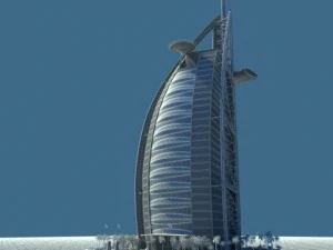 burj al arab jumeirah in dubai 3D Model