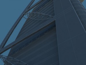 burj al arab jumeirah in dubai Model 3D
