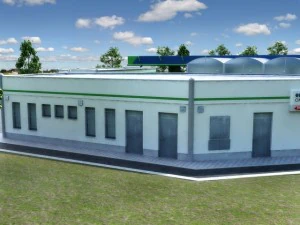 omv gas station 3D Model