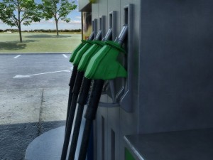omv gas station Modèle 3D