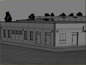 omv gas station 3D Model