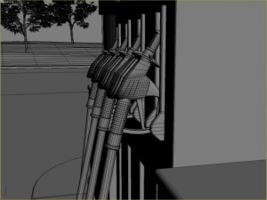 omv gas station Modèle 3D