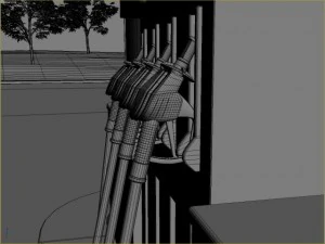 omv gas station 3D Model