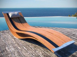 beach sunbed 3D Model