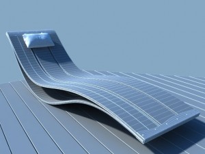 beach sunbed 3D Модель