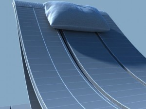 beach sunbed 3D Модель