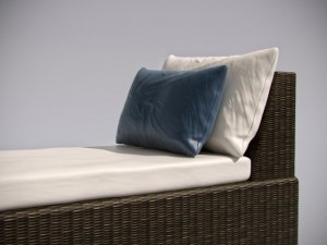 beach sunbed Model 3D