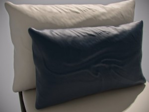 beach sunbed Model 3D