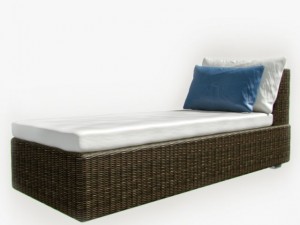 beach sunbed Model 3D