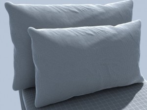 beach sunbed Model 3D
