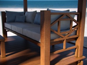 beach sunbed Modèle 3D