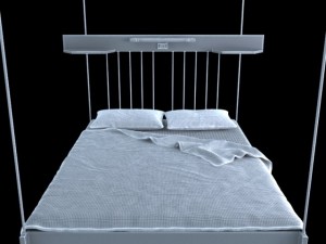 modern bed 3D Model
