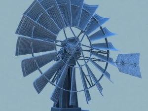 windmill 3D Model