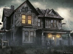scary old house 3D Model