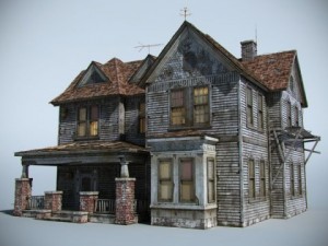 scary old house 3D Model