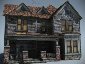 scary old house 3D Model