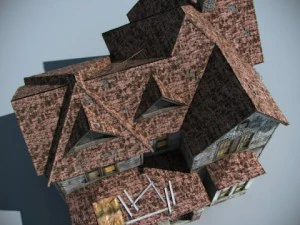 scary old house 3D Model