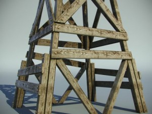 scary old house 3D Model