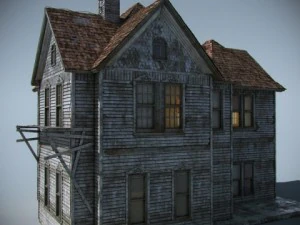scary old house 3D Model