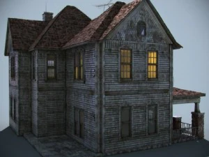 scary old house 3D Model