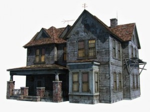 scary old house 3D Model